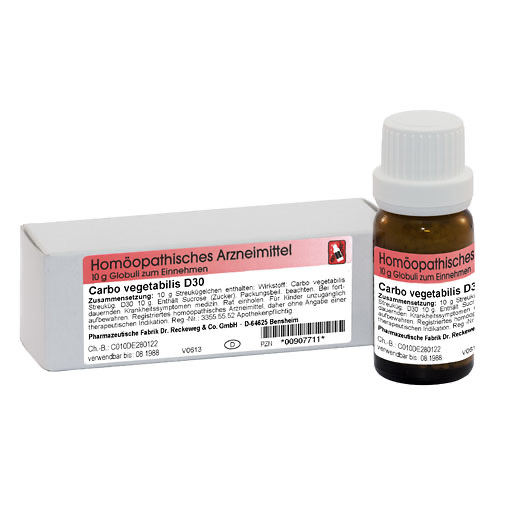 CARBO VEGETABILIS D 30 Globuli* 10 g