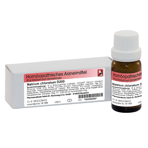 NATRIUM CHLORATUM D 200 Globuli* 10 g