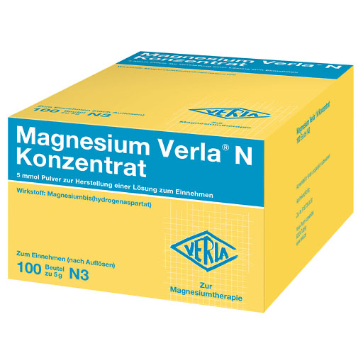 MAGNESIUM VERLA N Konzentrat Plv. z. H. e. L. z. Einn.* 100 St