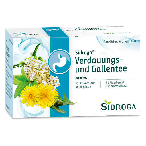 SIDROGA Verdauungs- und Gallentee Filterbeutel* 20x2,0 g