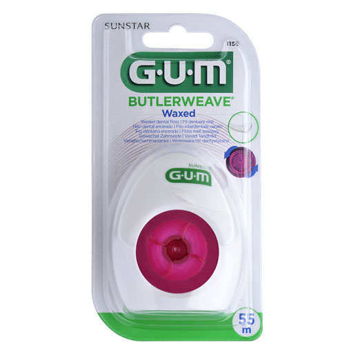 GUM BUTLERWEAVE waxed Zahnseide 1 St