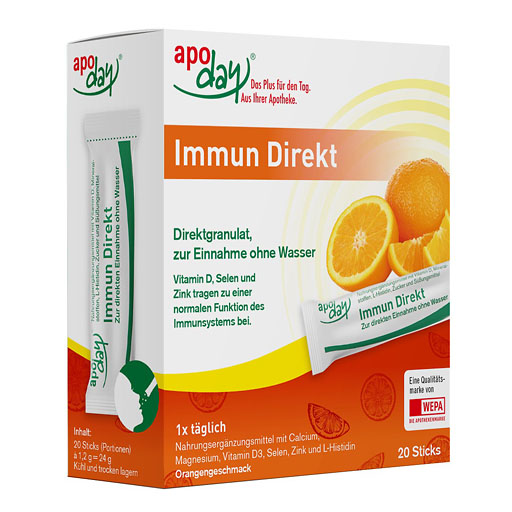 APODAY Immun Direkt Sticks 20x1,2 g