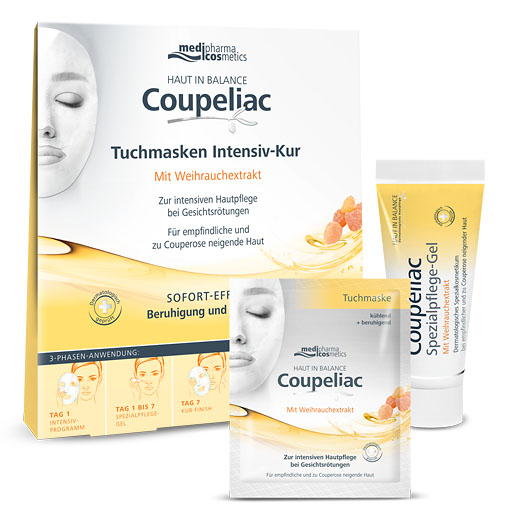 HAUT IN BALANCE Coupeliac Tuchmasken Intensiv-Kur 1 St