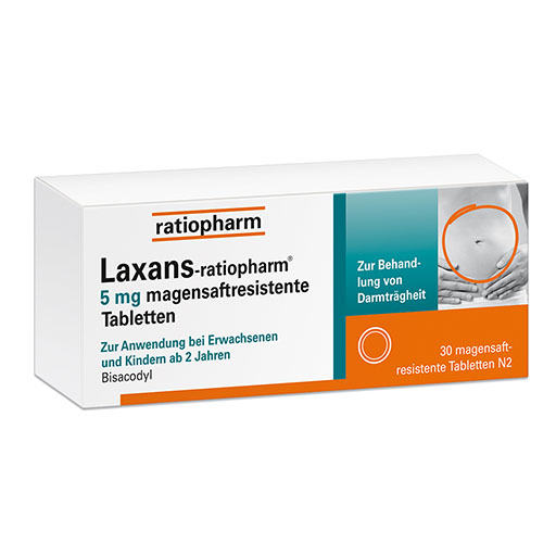 LAXANS-ratiopharm 5 mg magensaftres. Tabletten* 30 St